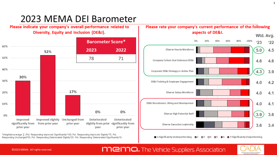 Ahead Of The Curve: MEMA OE Suppliers 2023 Diversity Equity And ...